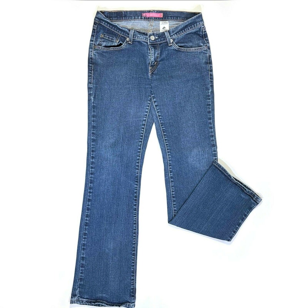 Levi's Curvy Cut Bootcut Jeans Womens Jr 11 Long Stretch Low Rise 32.5" Inseam